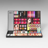 Black Acrylic Cosmetic Display Stand for Beauty Retail - Weitu Display 3
