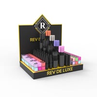 Black Acrylic Cosmetic Display Stand for Beauty Retail - Weitu Display 1