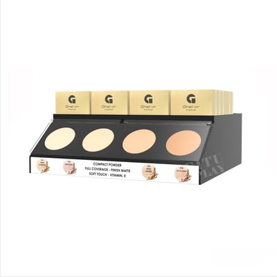 Clear Acrylic Countertop Pearl Lip Gloss Display Stand