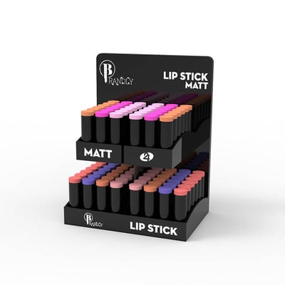 Black Acrylic Lip Gloss Cosmetic Makeup Display Stand - Weitu Display