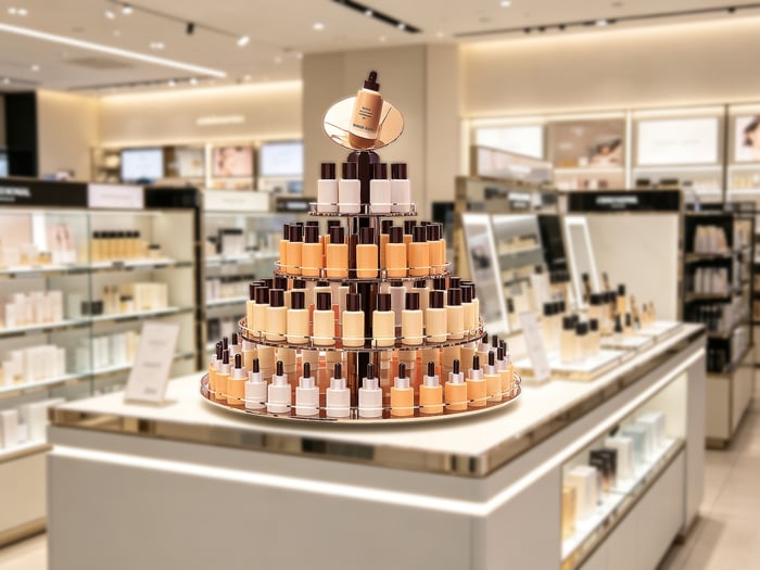 Custom retail display for brand owners