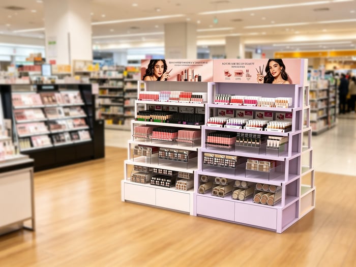 Retail display for supermarket aisles