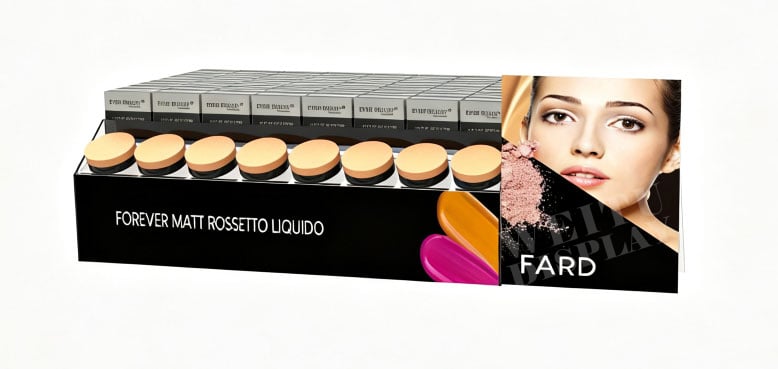 Black Acrylic Countertop Mascara Display Stand