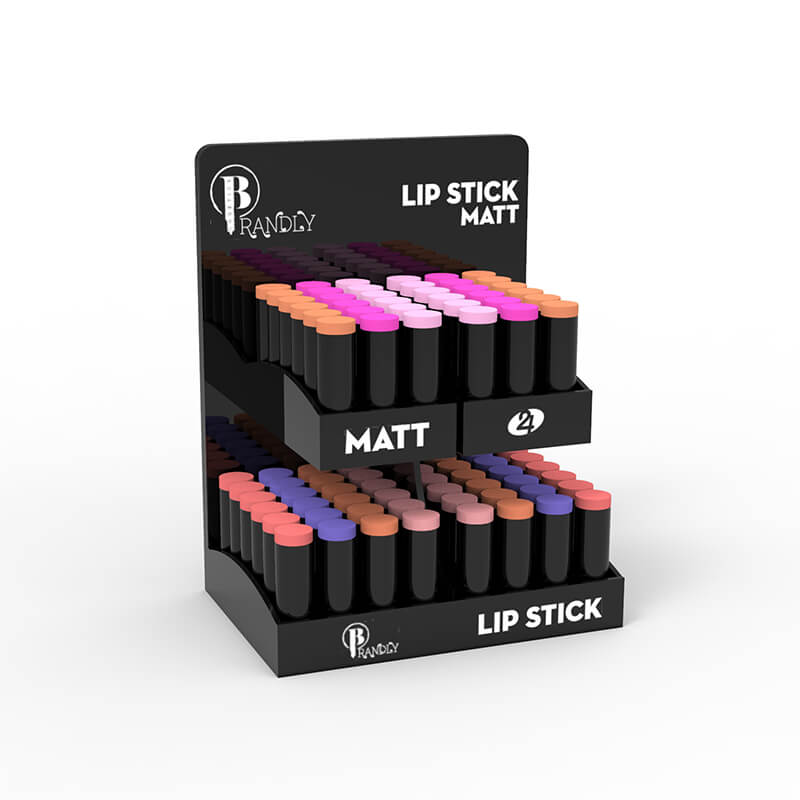 Black Acrylic Lip Gloss Cosmetic Makeup Display Stand - Weitu Display