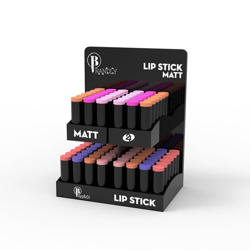 Black Acrylic Lip Gloss Cosmetic Makeup Display Stand - Weitu Display