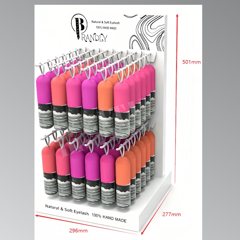 White Acrylic Lipstick Cosmetic Display Stand - Weitu Display