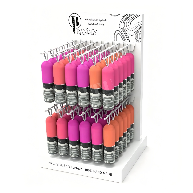 White Acrylic Lipstick Cosmetic Display Stand - Weitu Display