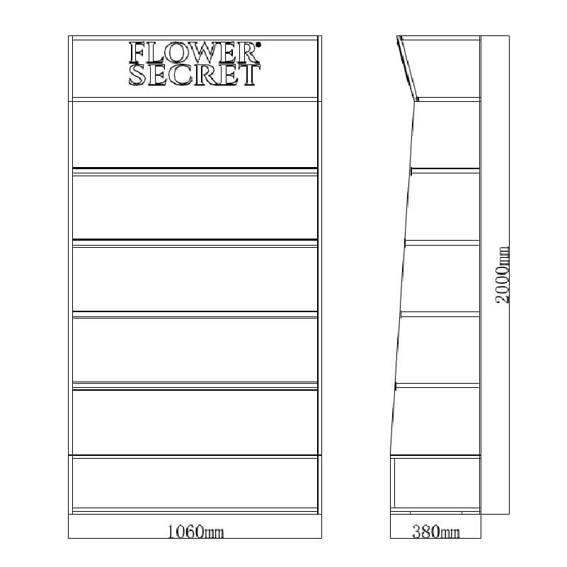 Wooden Lighted Floor Standing Display Case,cosmetic display case,Custom acrylic displays ，POS display