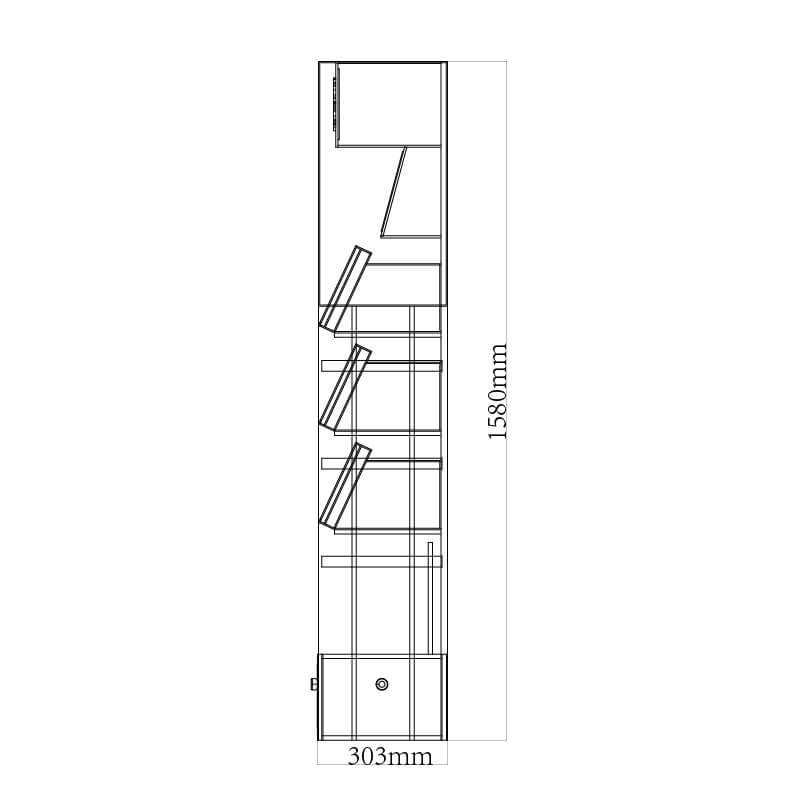 Custom MDF Acrylic Floor Standing Cosmetic Display Case - Weitu Display