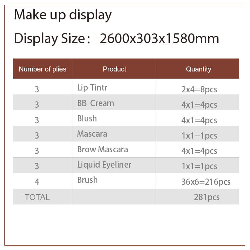 Custom MDF Acrylic Floor Standing Cosmetic Display Case - Weitu Display