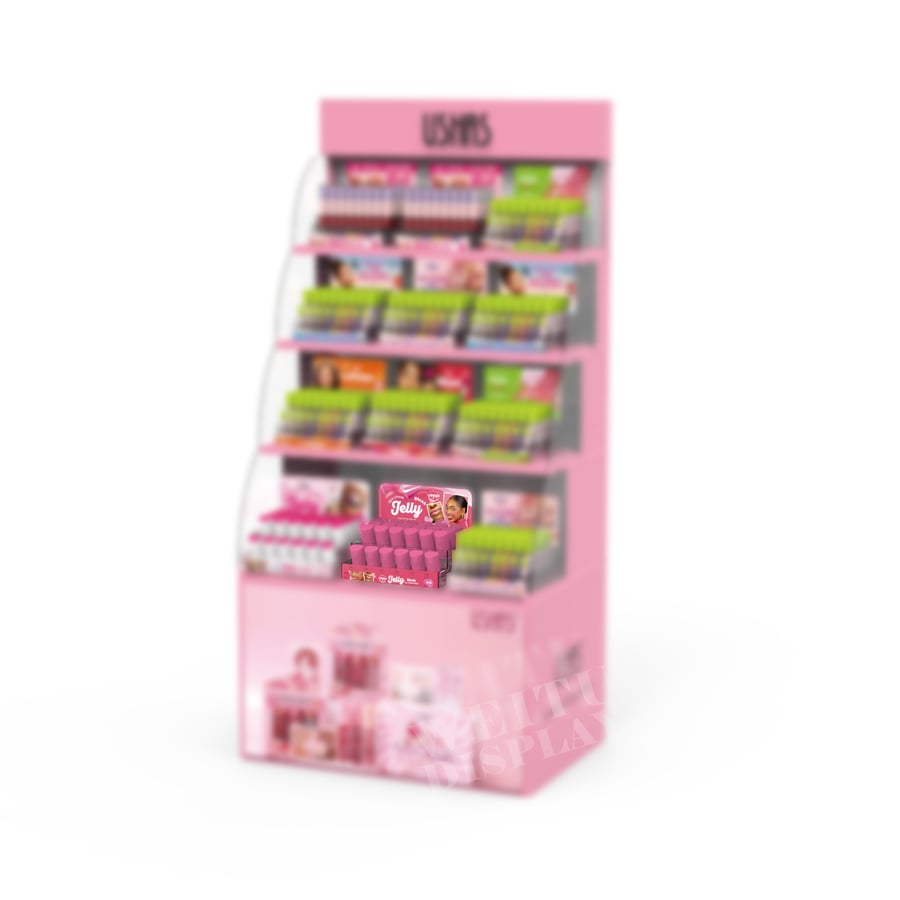 Clear Acrylic Countertop Mood Lip Gloss Display Stand